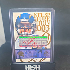 2003 Upper Deck SP Signature Drew Brees #DB Red Ink Auto /100 Chargers picture