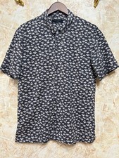 Allsaints Salix SS Shirt Cotton Viscose Floral Summer Size M picture