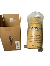 Bedsure Get Cozy Fleece Blanket Size 50x60in Soft Blanket New Yellow picture