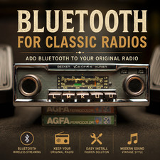 Bluetooth Adapter for Classic Car RADIO 6 PIN - BECKER - BLAUPUNKT - GRUNDIG picture