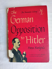 The German Opposition to Hitler Hans Rothfels First Edition, HC/ 1948 picture