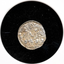 SERBIA. Stefan Uros IV Dusan, 1331-1355. Silver Dinar, Scarce, NGC MS62 picture