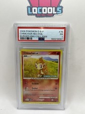 2008 Pokemon Diamond & Pearl Burger King Chimchar #76 Reverse Foil Card PSA 1 picture