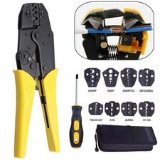 Ratchet Crimper Plier Crimping Tool Cable Wire Connectors Electrical Terminals 1 picture