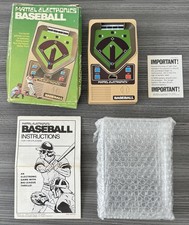 Vintage 1978 MATTEL Electronics Baseball Handheld w/ Original Box & Manuals picture