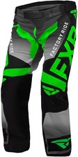 FXR Racing Mens Cold Cross Race Ready Lightweight Pants - Lime/Black - 2X-Small picture