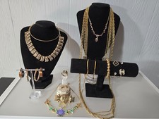 Nice Gold Tone Jewelry Lot some signed picture
