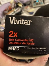 Vivitar MC 2X-5 Teleconverter Lens NEW in Box Camera Accessory picture