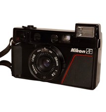 Nikon L35AF L35 AF Pikaichi 35mm Point & Shoot Film Camera 1000 ISO Japan picture