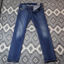 Diesel Belther Regular Slim Tapered Blue Jeans W31 L32 RX380 Stretch picture