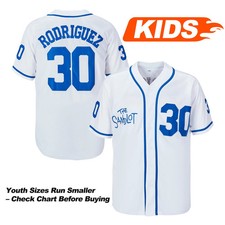 KIDS SIZES The Sandlot Jerseys Benny The Jet Size S-XL picture