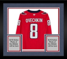 Framed Alex Ovechkin Washington Capitals Signed Red Home Fanatics Premium Jersey picture