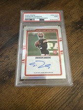 2025 PANINI PRIZM SIGNIFICANT SIGNATURES #SSI-SSS SHEDEUR SANDERS AUTO PSA 9 picture
