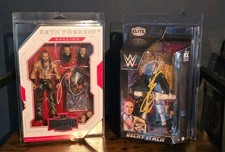 WWE Signed Mattel Seth Rollin Ultimate Edition & Becky Lynch Elite Figure JSA picture