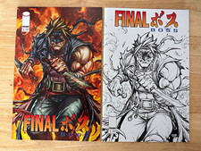 Final Boss #1 Paolo Pantalena Exclusive Variant Set Color and Black & White B&W picture