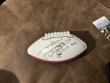 MIKE DITKA Autogrphed  Signed Restaurant Mini Football JSA picture