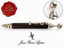 JEAN PIERRE LÉPINE Zig Zag Lacquered Wood Chrome Trim Vintage '80 Ballpoint Pen picture