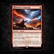 Redirect Lightning - Custom MTG Playtest card picture