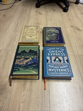 LOT OF FOUR BEAUTIFUL Barnes & Noble Leatherbound Classics Gilt Edge Books picture