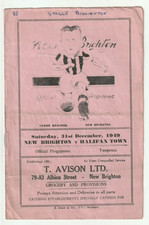 1949/50 NEW BRIGHTON v HALIFAX TOWN  picture