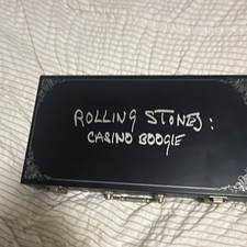 Rolling Stones Casino Boogie Poker Chip Set Black Carrying Case 0657/1000 picture