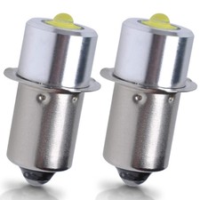 2X PR15 or PR13 White LED Bulb Lamp 4.8V .5A for 6-Volt Lantern or 4D Flashlight picture