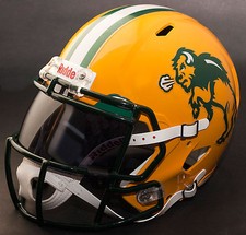 *CUSTOM* NORTH DAKOTA STATE BISON NDSU Riddell SPEED Replica Football Helmet picture