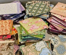 50 Pc. Mixed Lot Scrapbook Paper  Cardstock Card Making Junk Journal  Collage picture