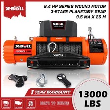 X-BULL 13000LBS 12V Electric Winch Synthetic Rope Wireless Remote picture
