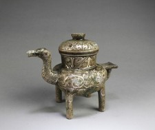 A Bronze Mythical Beast Shaped Container picture