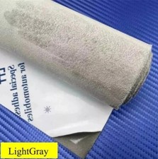 Self Adhesive Faux Suede Fabric Wrap Film Sticker Stretch DIY Car Interior Craft picture