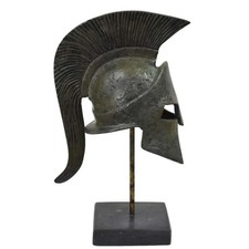 King Leonidas small bronze helmet on Marble base - 300 Spartans vs Persians picture