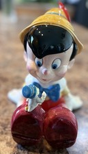 Vintage Schmid Disney Pinocchio Porcelain Music Box 