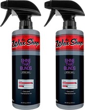 2 PK the Wax Shop 50962 Shine That Blinds Spray Wax - 16oz picture