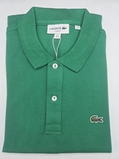 Lacoste Slim Fit Pique Polo, Green, Size Medium picture