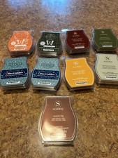 Lot of  9 Scentsy Bars Cabin Cuddles, Vanilla Chestnut, Rustic Lodge, Sunlit Fig picture