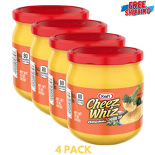 Cheez Whiz Original Cheese Dip, 15 oz Jar, 4 Pack picture