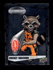 2015 UPPER DECK MARVEL VIBRANIUM CHROME #9 ROCKET RACCOON picture
