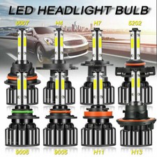 4-Sides LED Headlight Bulbs Kit H4 H7 H11 H13 9008 9004 9005 9006 9007 9012 5202 picture