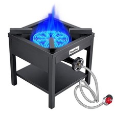 260K BTU High Press Outdoor Propane Gas Stove with 0-20 PSI Adjustable Regulator picture