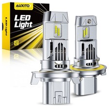 2X H13 9008 Super Bright LED Headlight Bulbs Kit 33000LM 6500K White Hi-Lo Beam picture