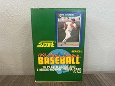 1991 Score Baseball Series 1 Unopened Box picture