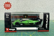 BBURAGO 2024 LAMBORGHINI SC63 #63 IMSA SPORTSCAR GREEN 1/43 DIECAST CAR 18-38315 picture