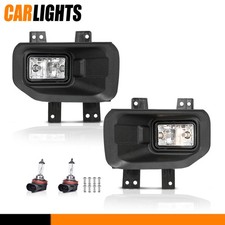Fits 2015-2017 Ford F-150 Front Fog Light Clear Lens Light Driving Lamp w/ Bezel picture