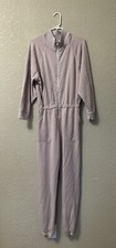 Lezat Women’s XL Pale Pink Jumpsuit One Piece Elastic Waist Zip Up Pockets Comfy picture