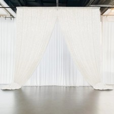5 ft x 12 ft Premium Velvet Backdrop Curtain Event Wedding Party Decorations picture