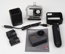 GoPro HERO5 Black 12MP Waterproof Touchscreen Camera Kit - w/ SD, Mounts, USB picture