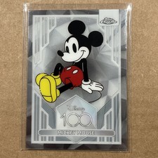 2023 Topps Chrome Disney 100 - MICKEY MOUSE Base Card #1 (100 Years of Wonder) picture