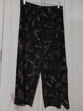 Chico's Traveler's Pants Chico's 3 Ladies Extra large Aztec Print Pull On Waist picture