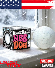NeeDoh Snow Ball Stress Relief Squishy Crunch Sensory Fidget Toy Gift picture